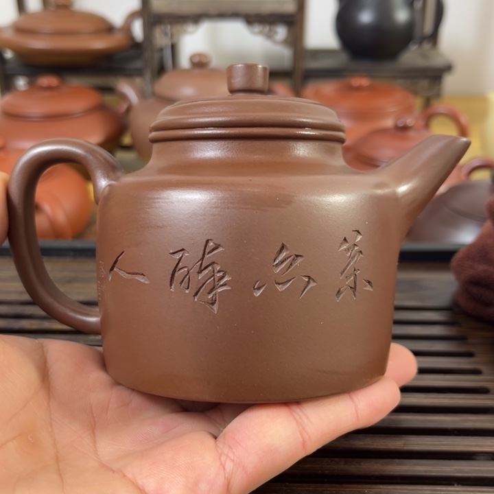 原矿紫砂半手工制作