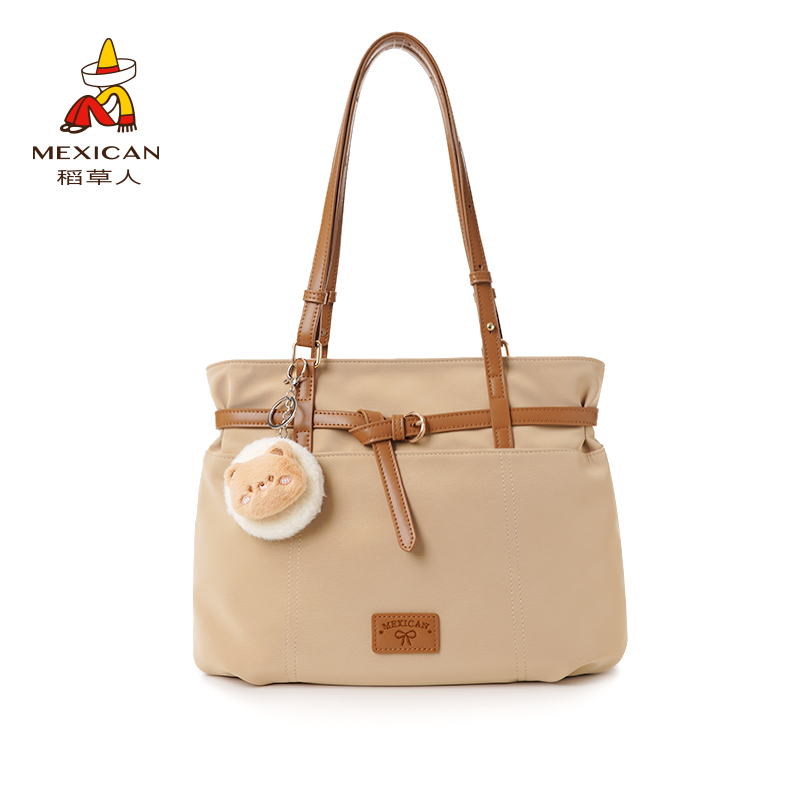 稻草人25款新品托特单肩包通勤风休闲百搭简约时尚运动斜挎包