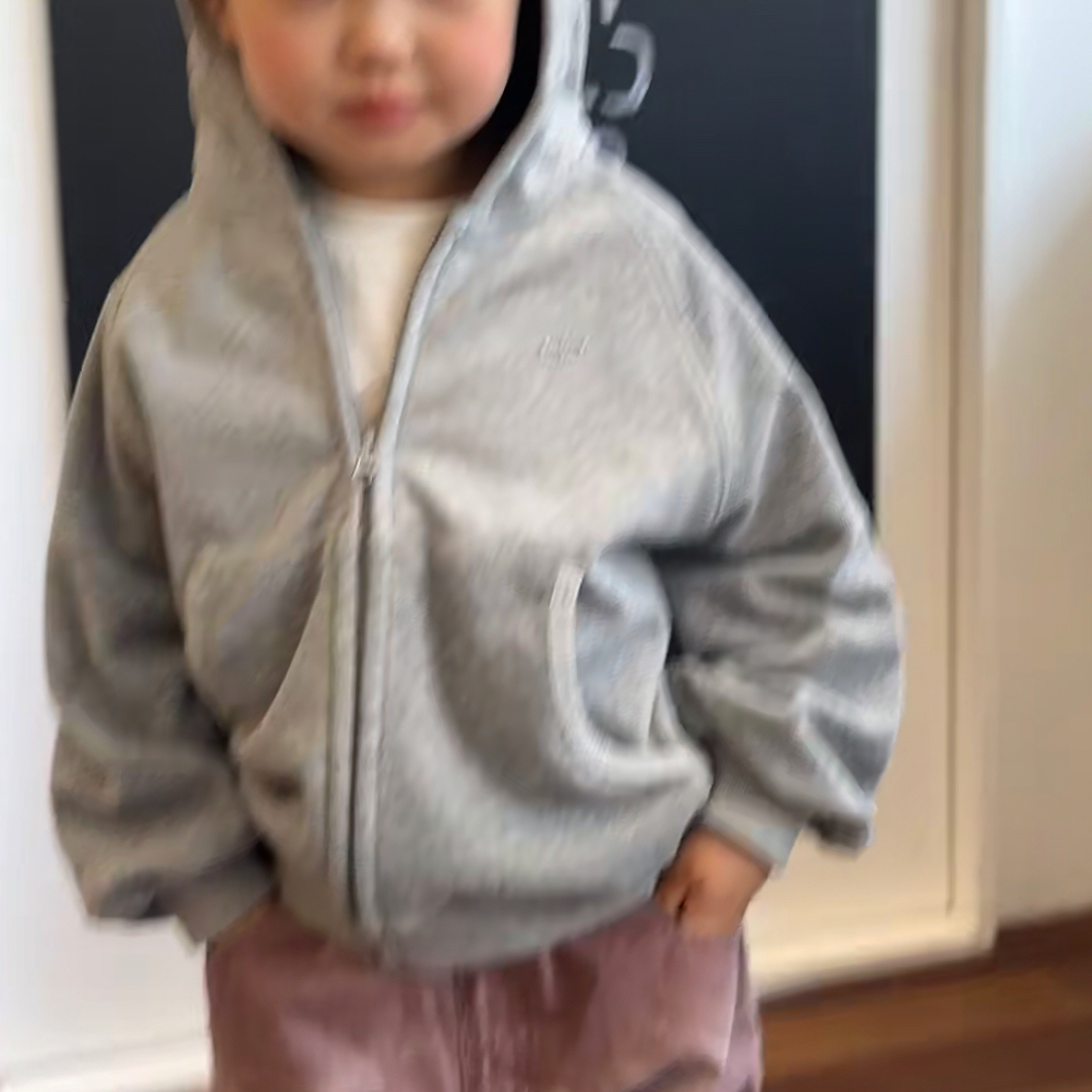 男女儿童拉链卫衣外套扣号链接