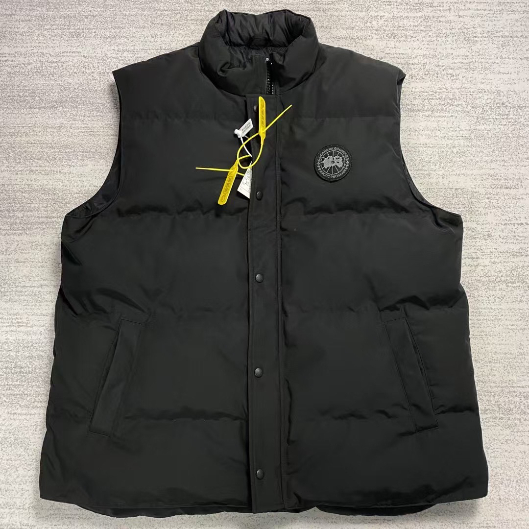 99新 CANADA GOOSE 加拿大鹅 3XL 黑色黑标马甲背心羽绒服