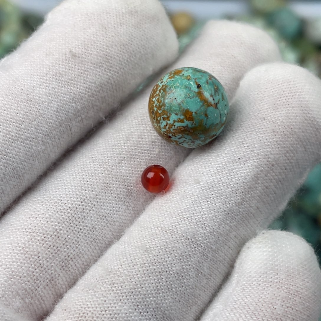 M***豆南红玛瑙未镶嵌配饰12