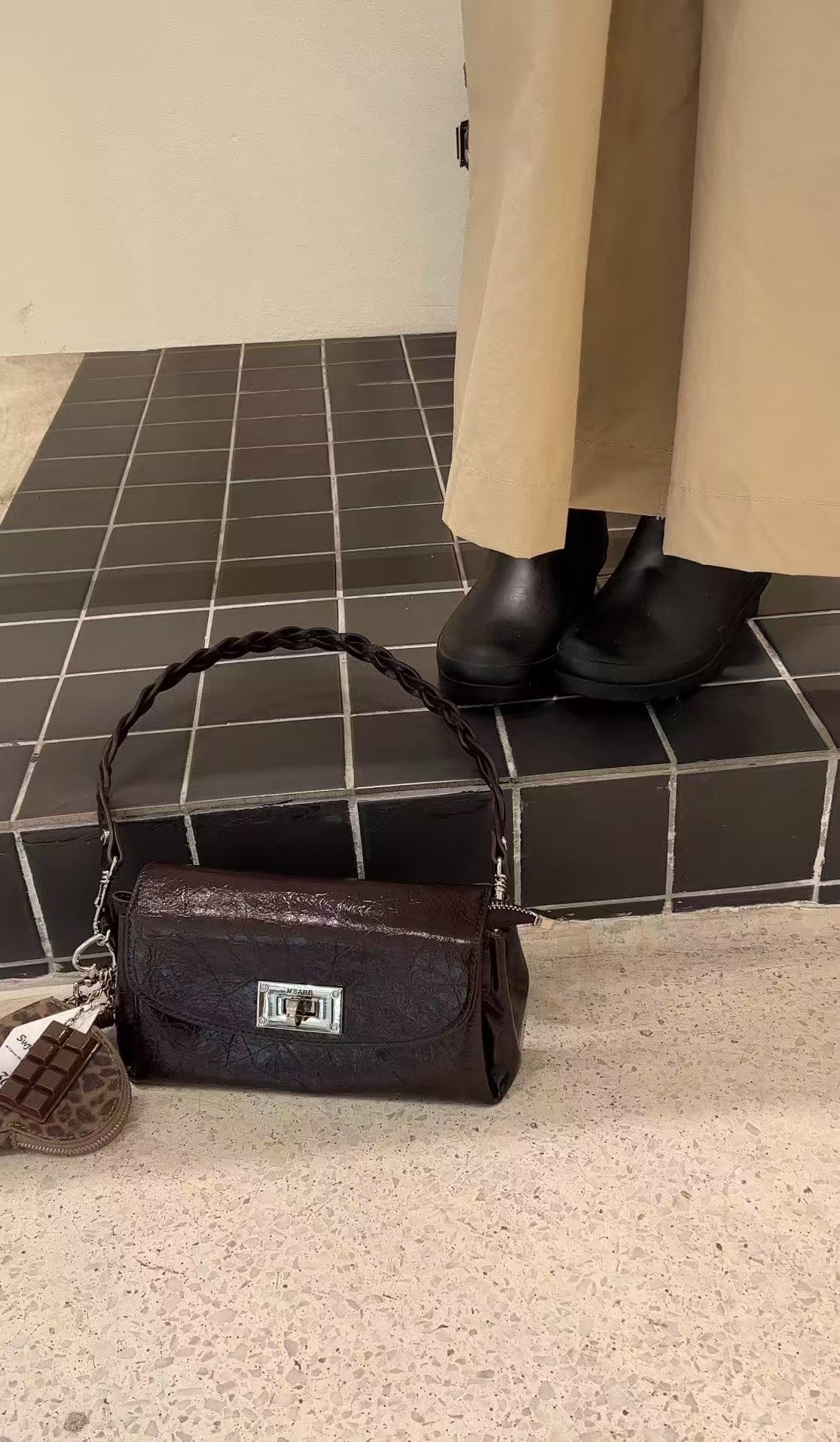 DINGFENG【三香发J】手工定制高端真皮时尚百搭女包.