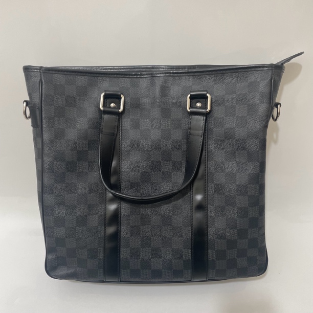 95新 LouisVuitton/路易威登 97新 黑棋盘格托特小号34/32/8
