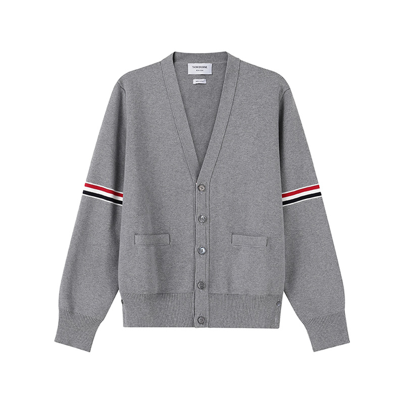 99新 THOMBROWNE 【特例品】男士V领针织开衫薄外套MKC310A Y3007