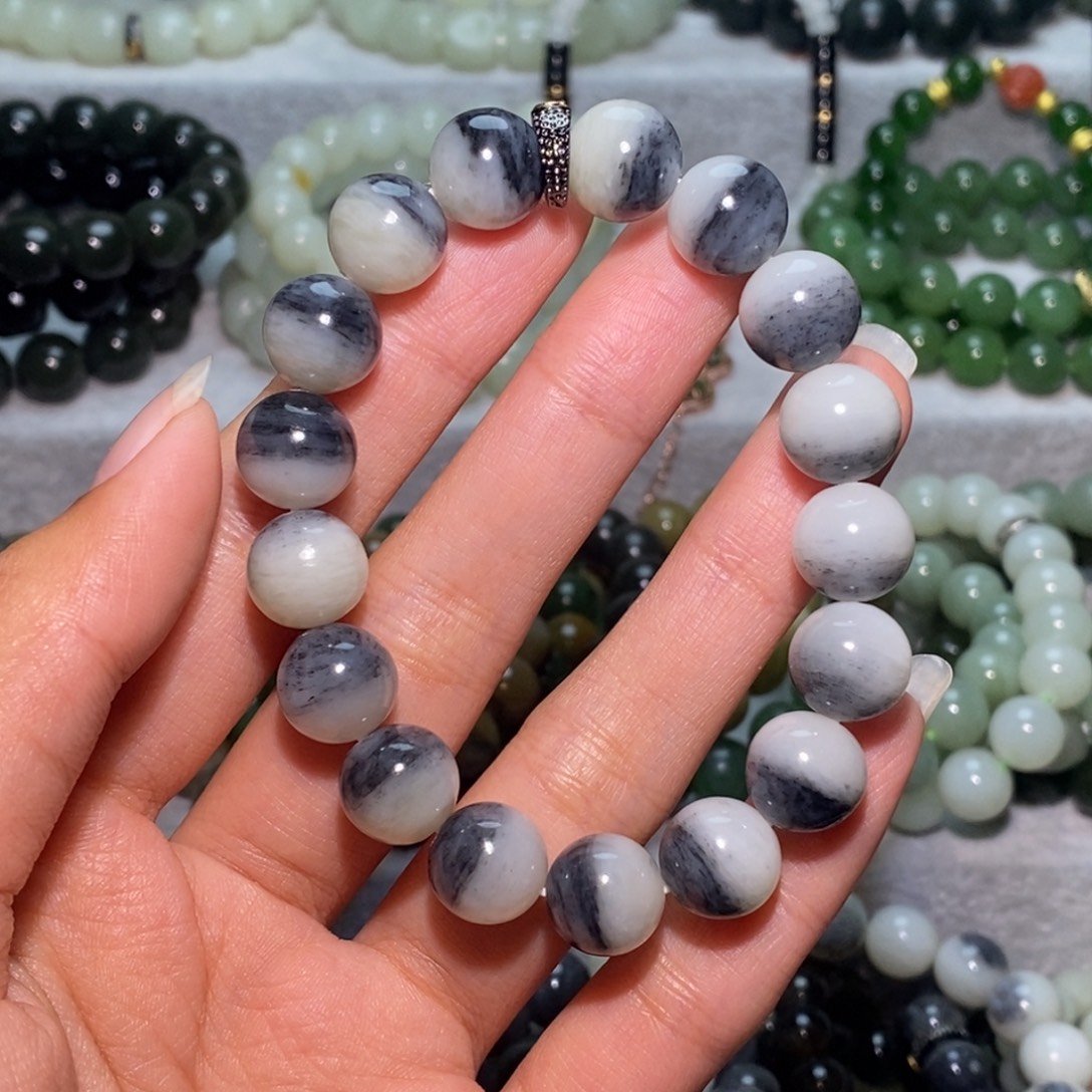 最***金和田玉未镶嵌手链