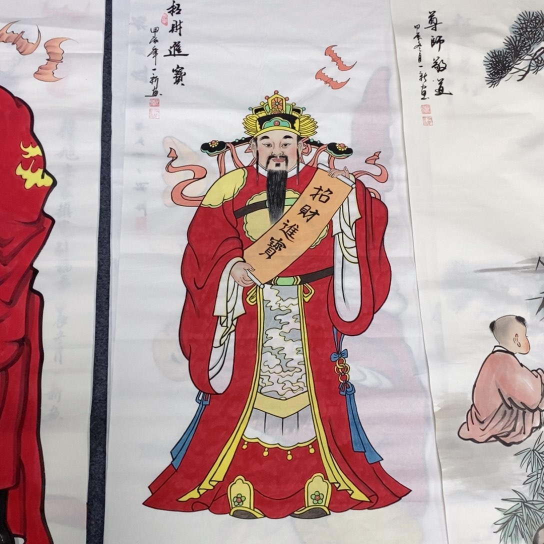 国画尺寸100✖️50三尺画画画