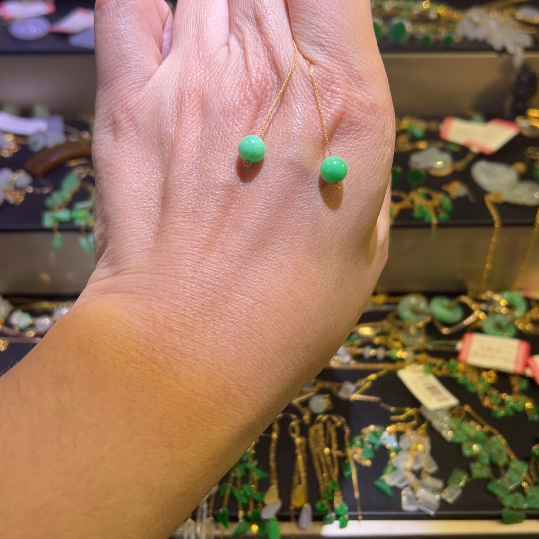 颈饰未镶嵌翡翠支持复检，缅料