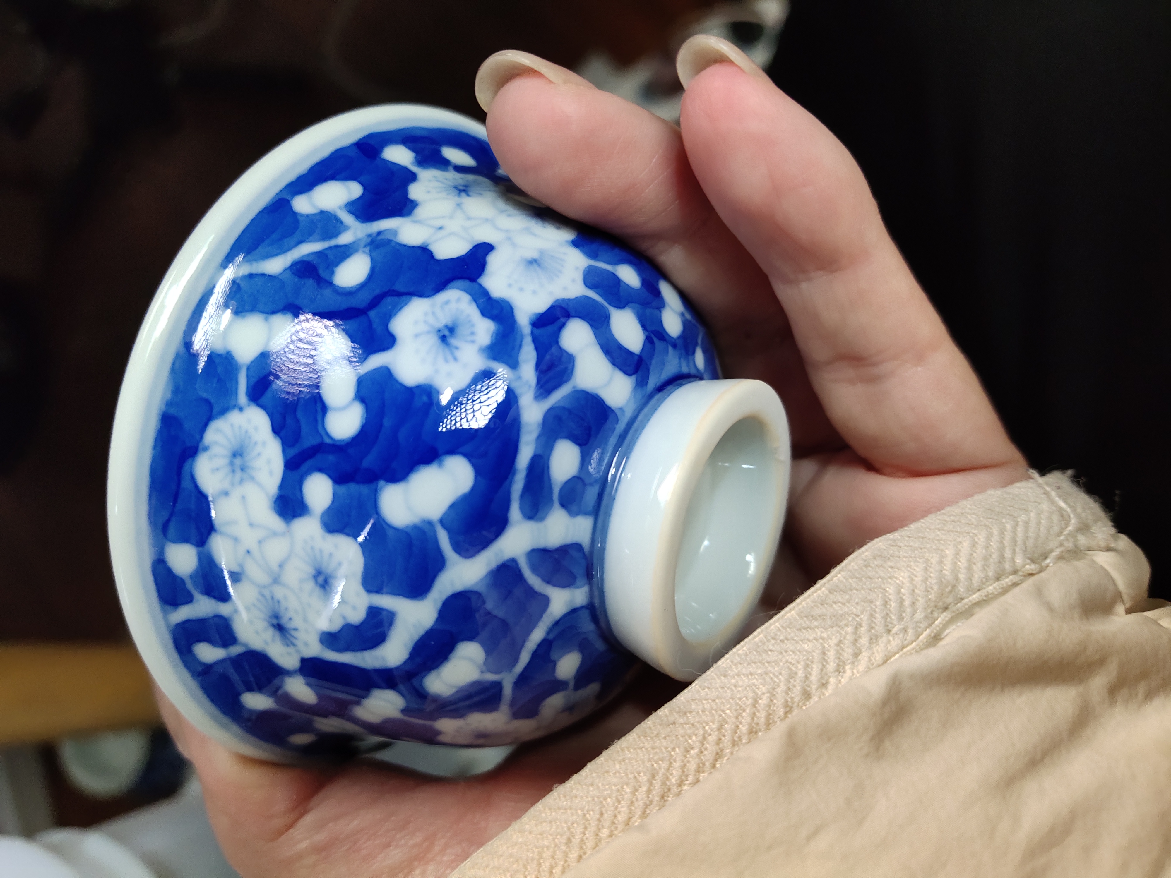 微瑕福利柴冰梅小压手杯