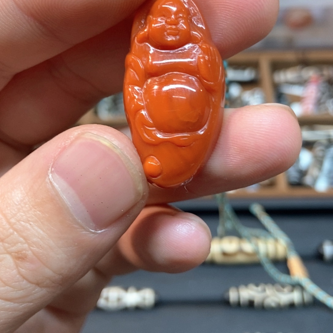 南红玛瑙颈饰未镶嵌