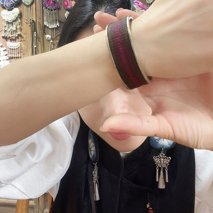 锆石纯铜合金手镯