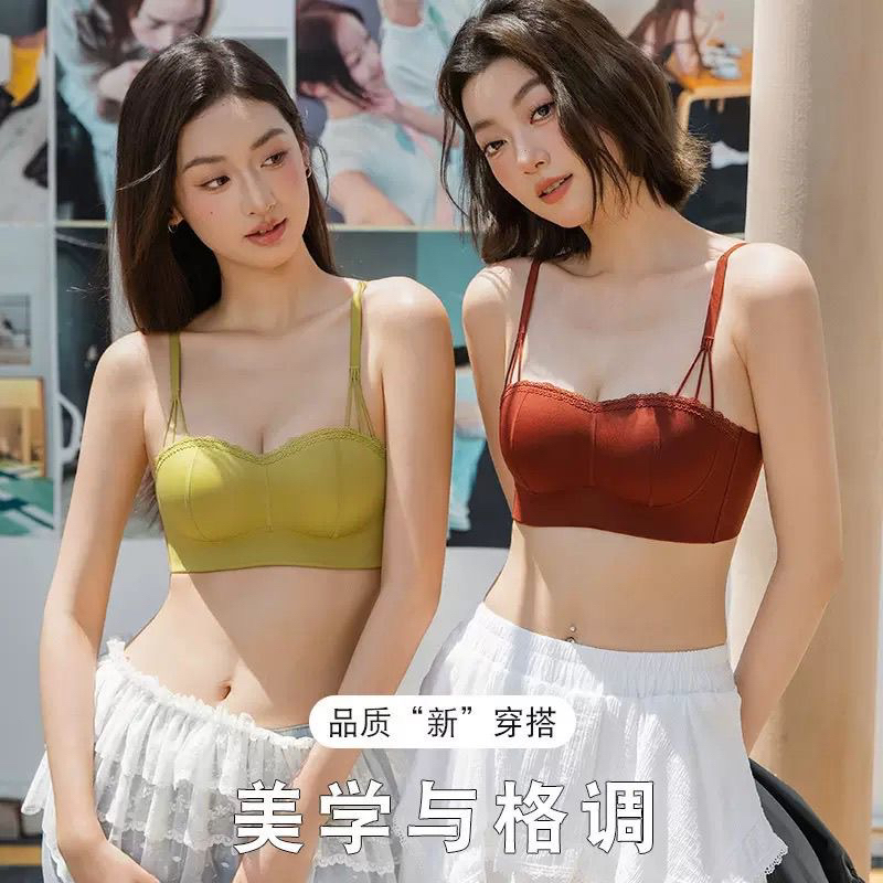 【完美女王】小胸女性感聚拢防下垂无痕蕾丝舒适秋冬文胸防走光6102