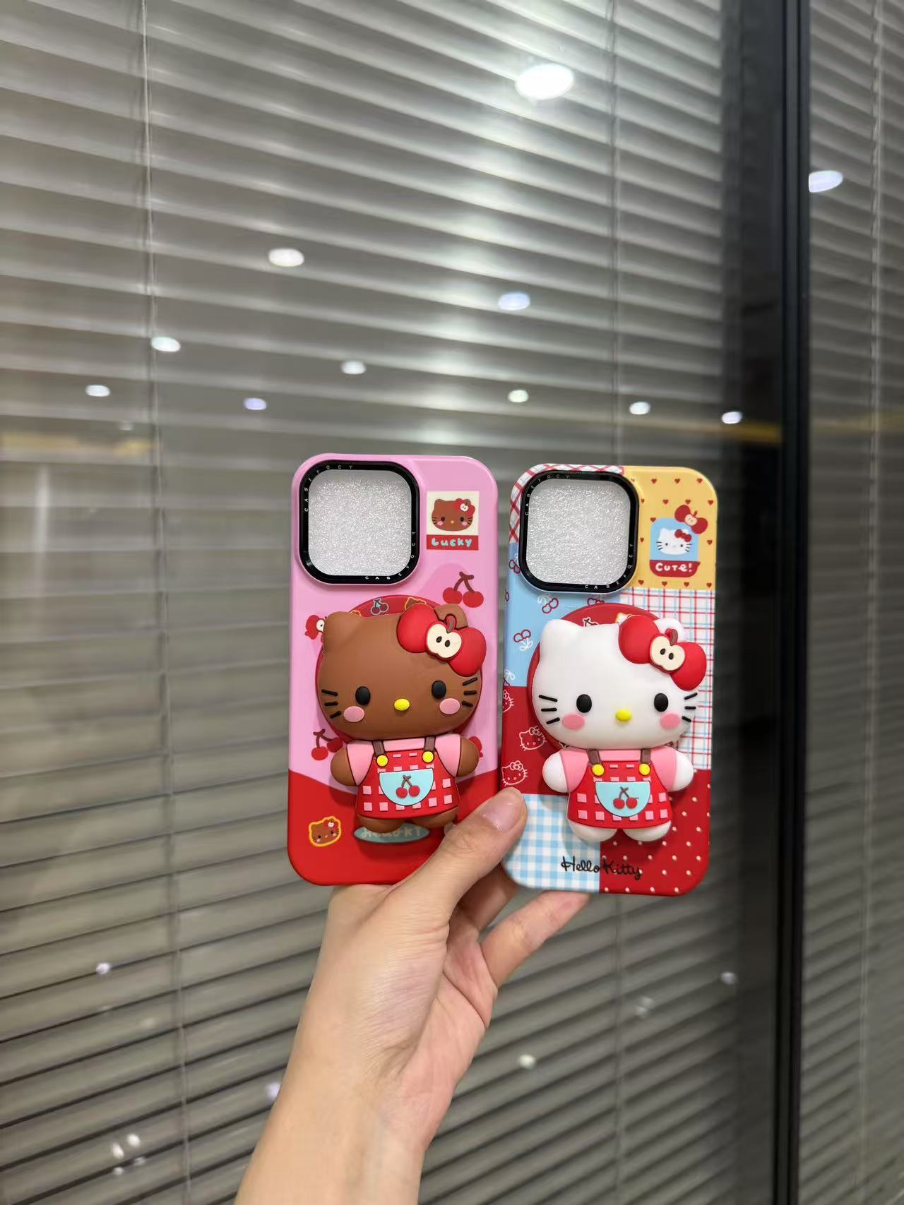 可爱卡通围裙白皮拼接kt菲林磁吸一套