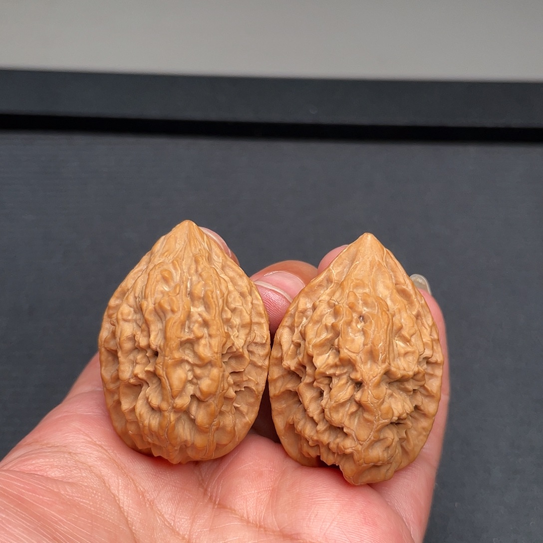 把件猴头核桃33×37×46全品头茬十三陵鸡心XM3569