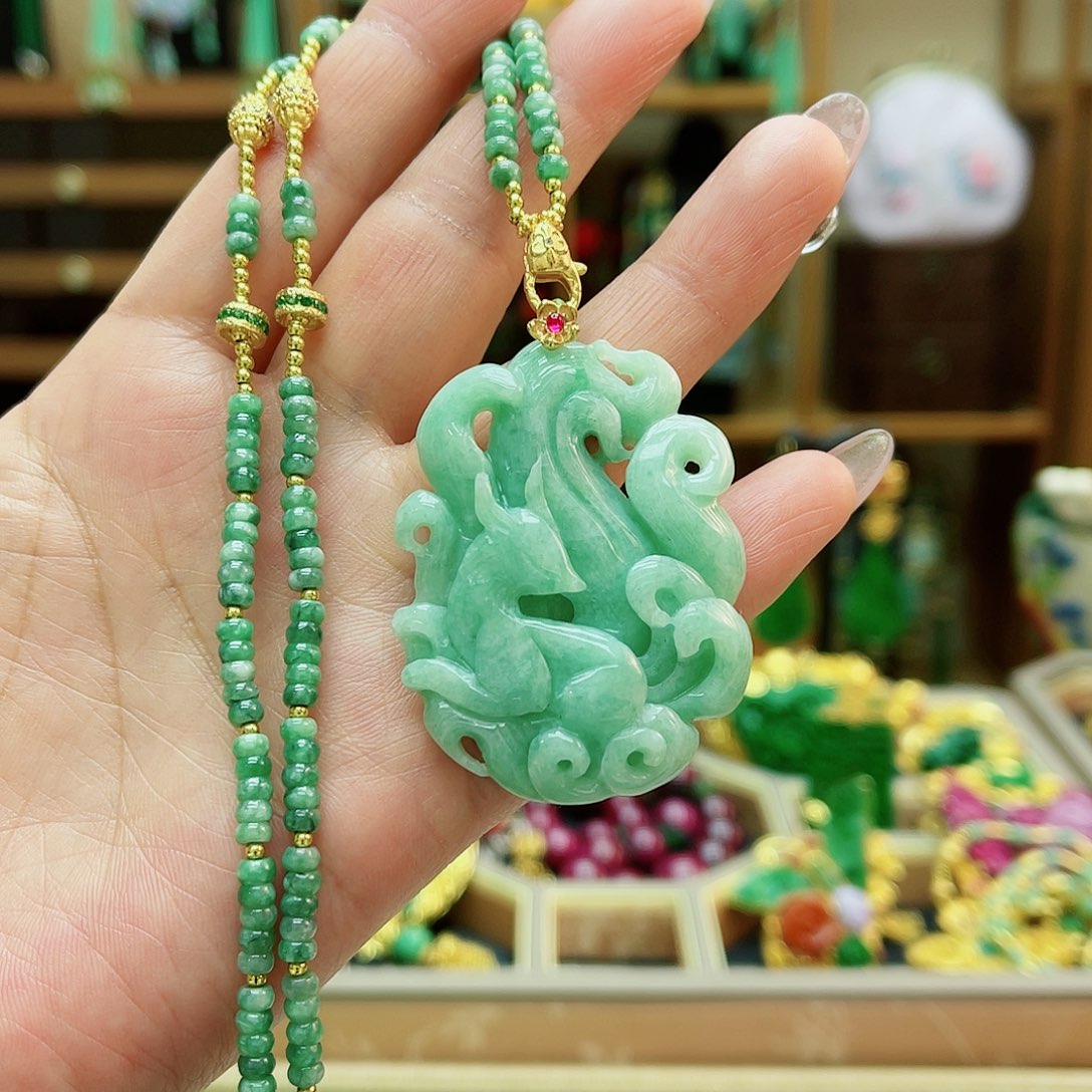 颈饰合金翡翠48小时鉴赏期