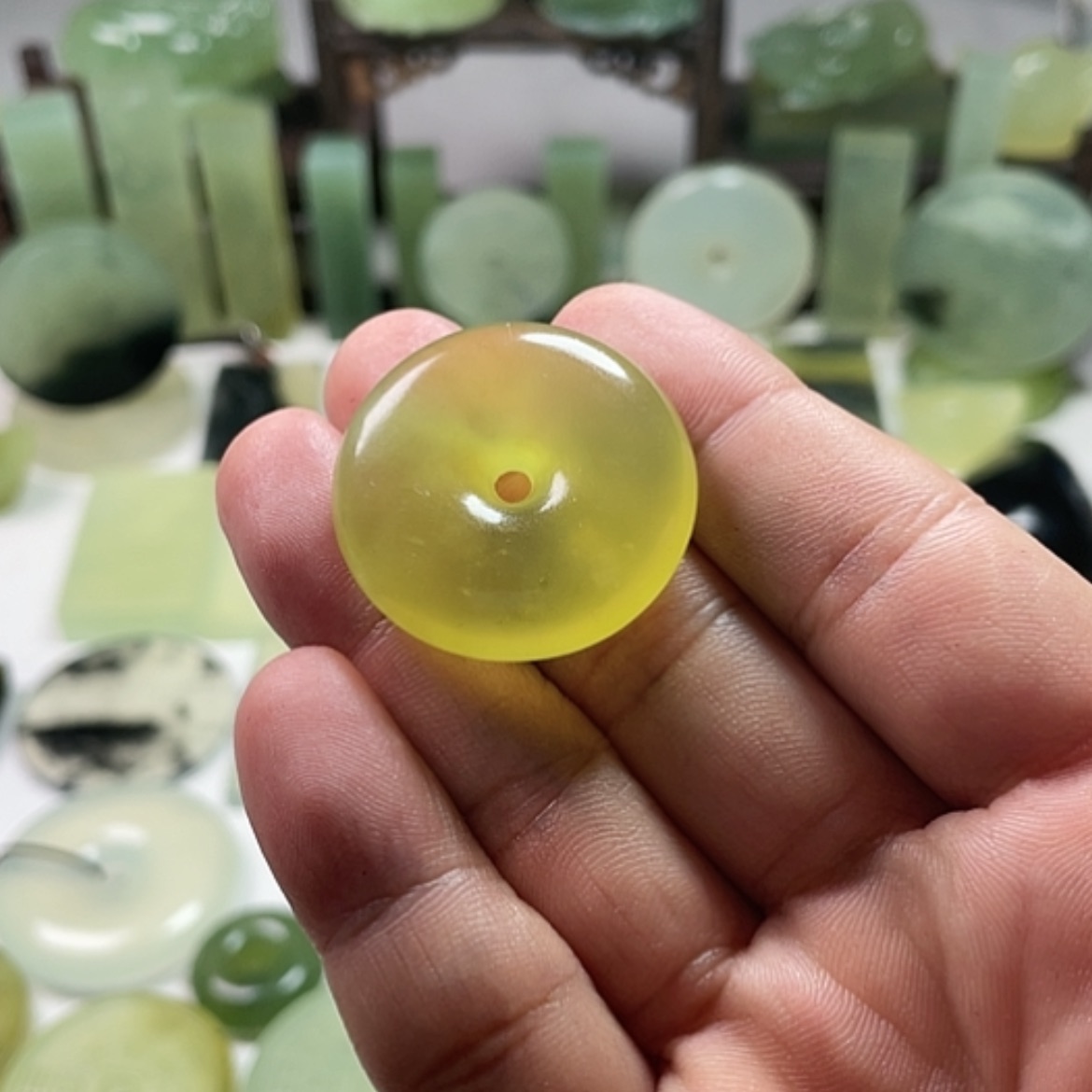 【闪购商品】未镶嵌岫玉挂件用****9