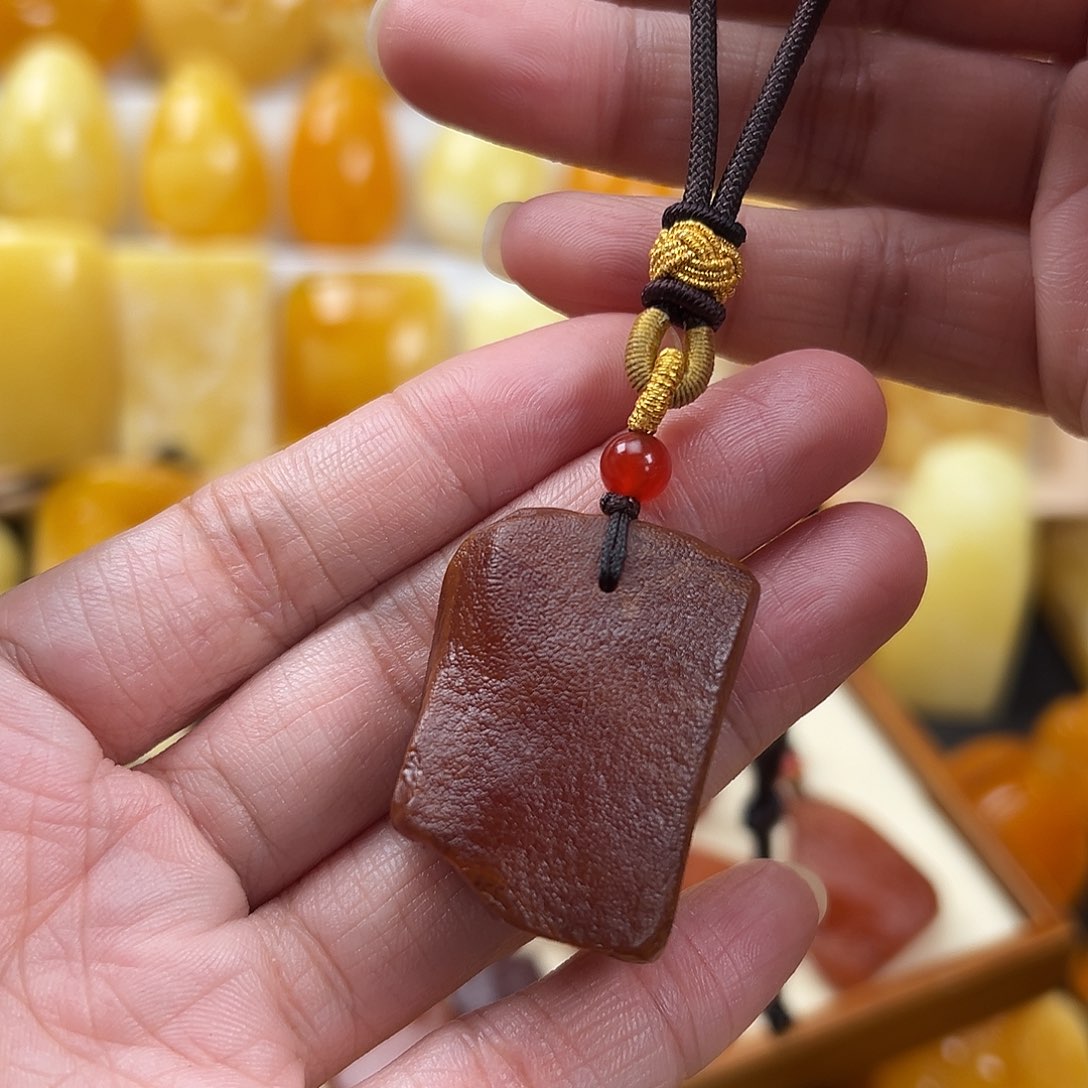 蜜蜡颈饰未镶嵌蜜蜡