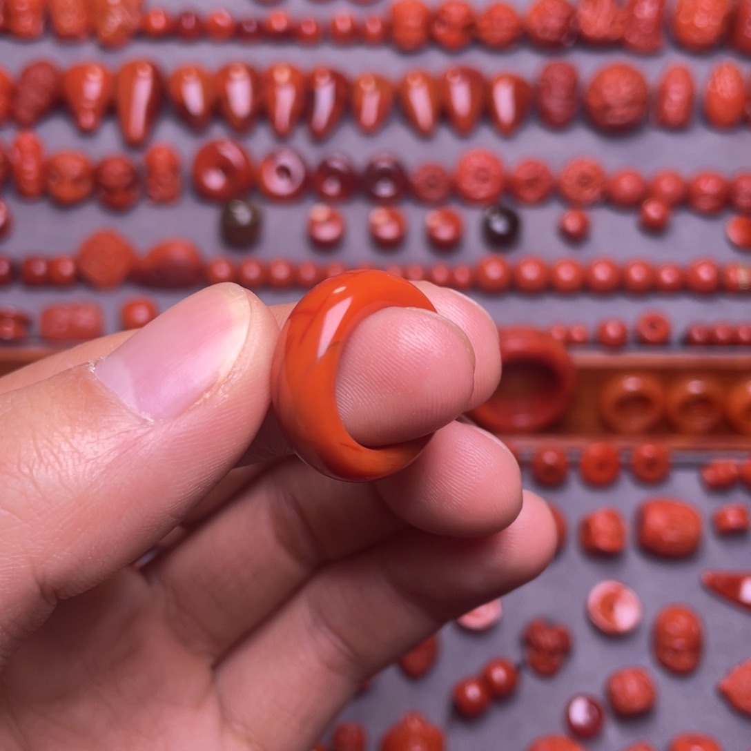 南红玛瑙配饰未镶嵌涛*大