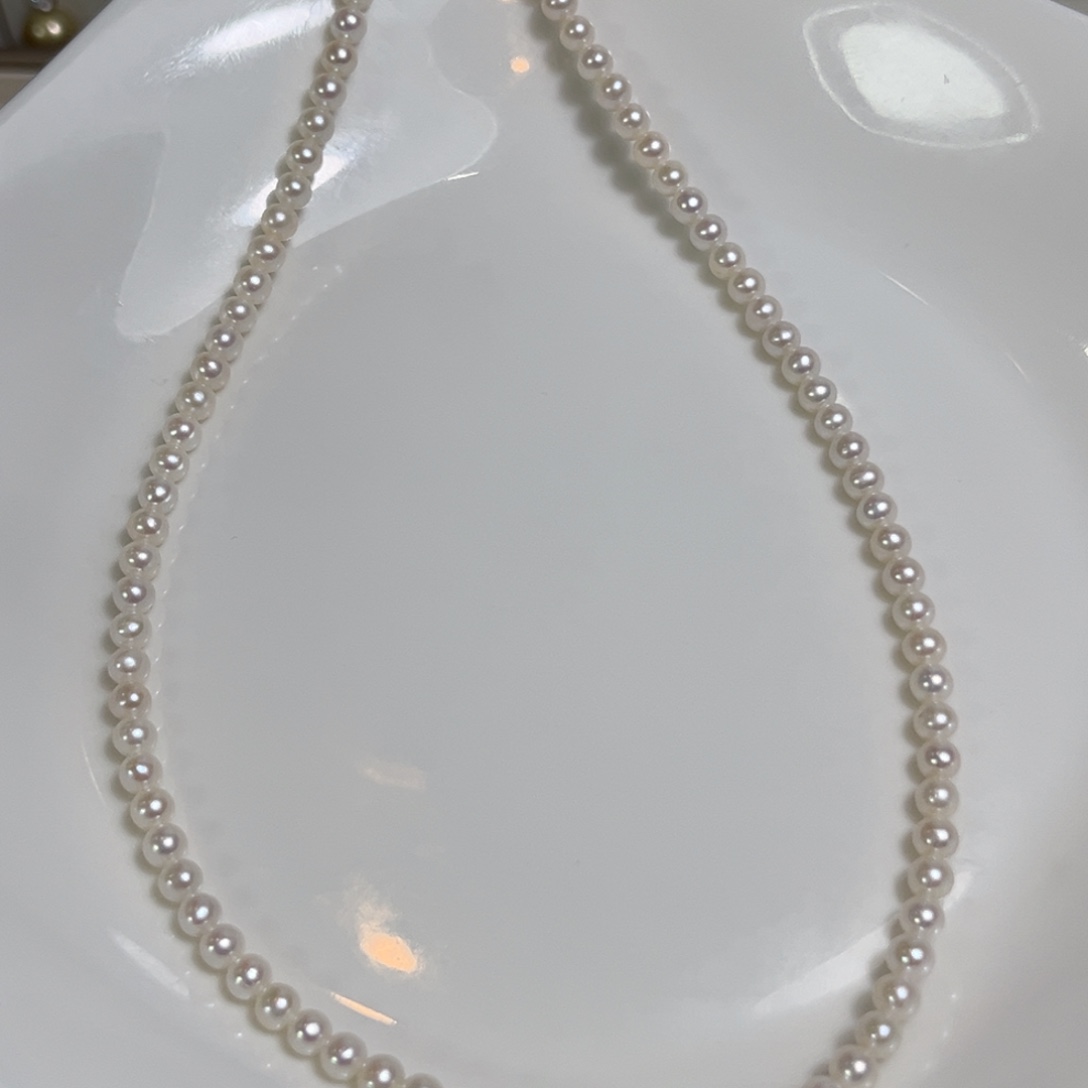 颈饰淡水珍珠银S925镶嵌