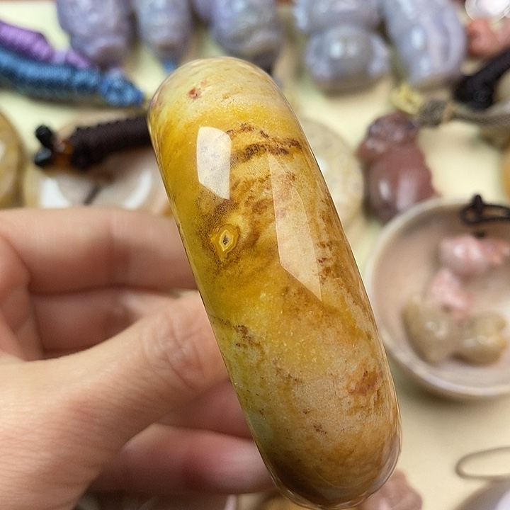 硅化玉吊坠(不含链)未镶嵌