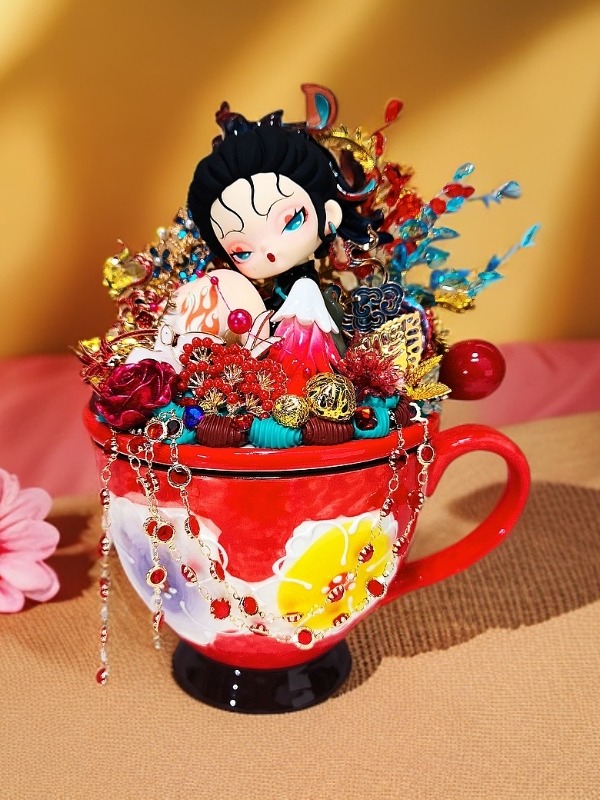 DIY潮玩马克杯 纯手工美术系本科生设计【主播代开】