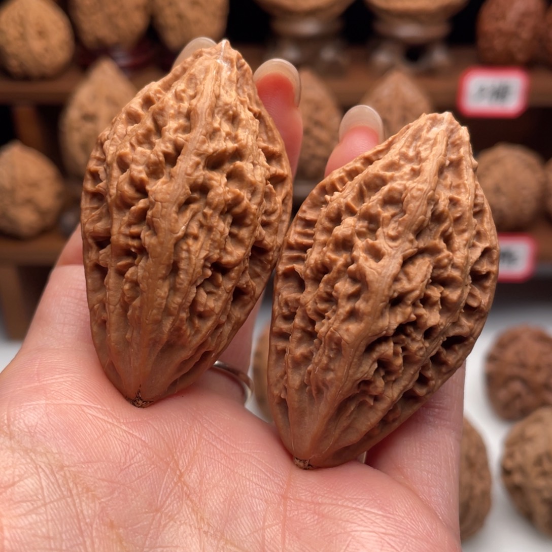 文玩核桃把件楸子16