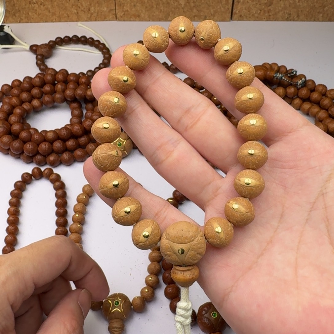 手串凤眼菩提12.5铜钉