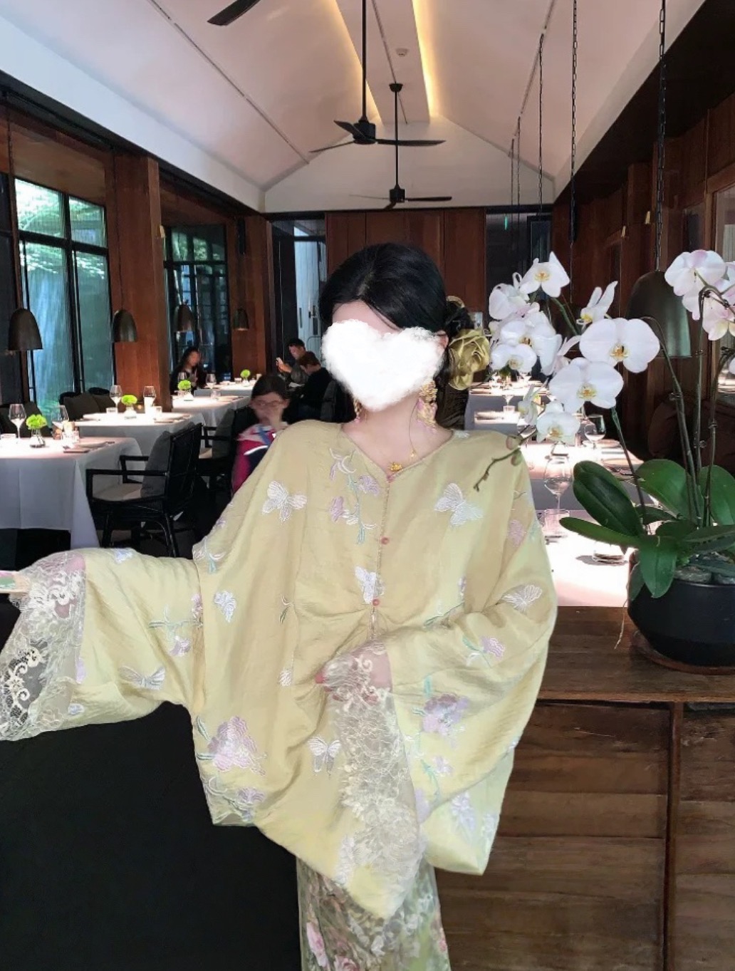 【春日蝶序】国风新中式底绣花外套+提花半裙女