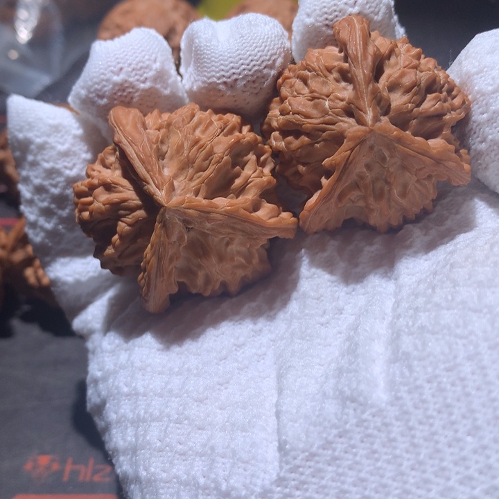 把件文玩核桃44全品盘山三棱