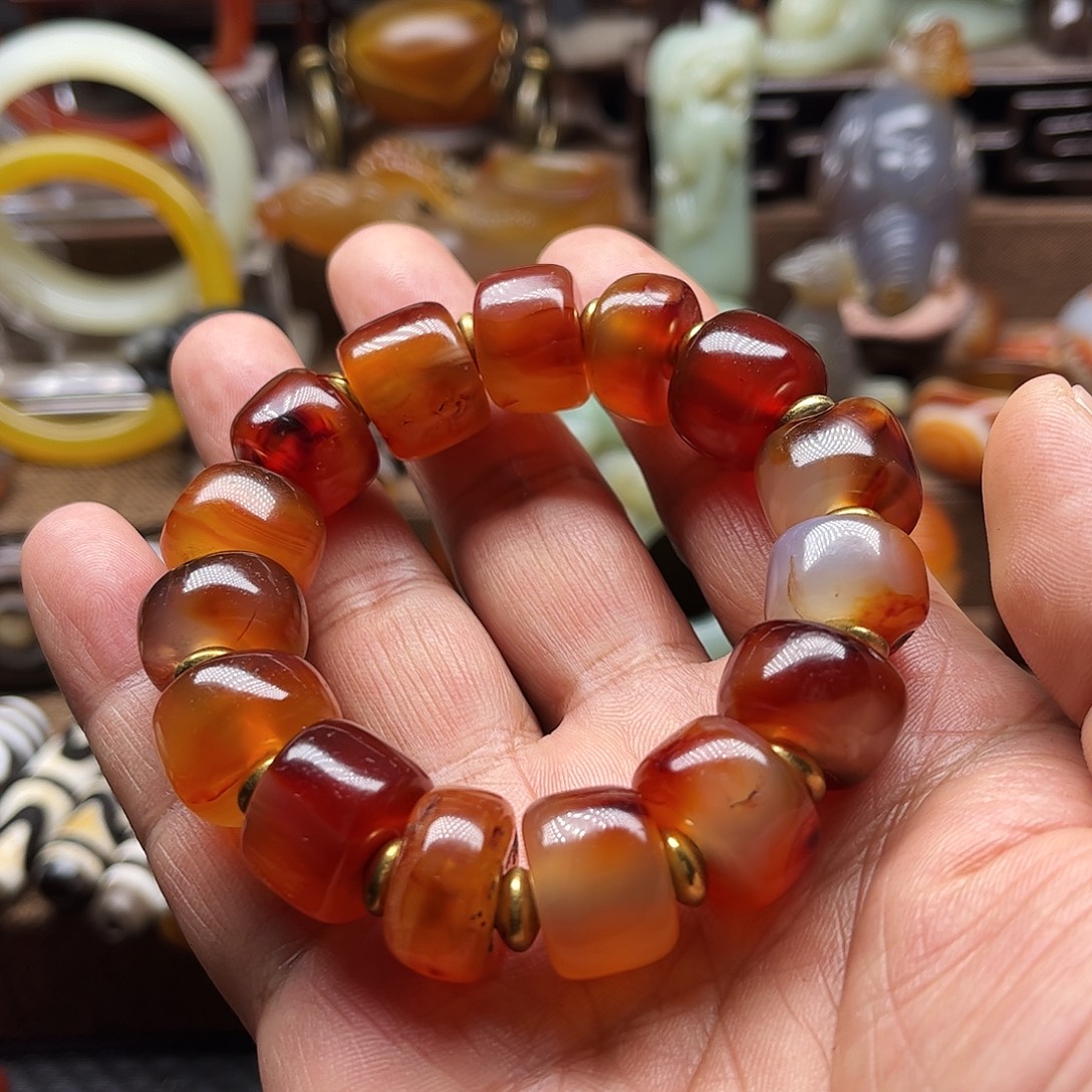 玛瑙/玉髓未镶嵌车挂