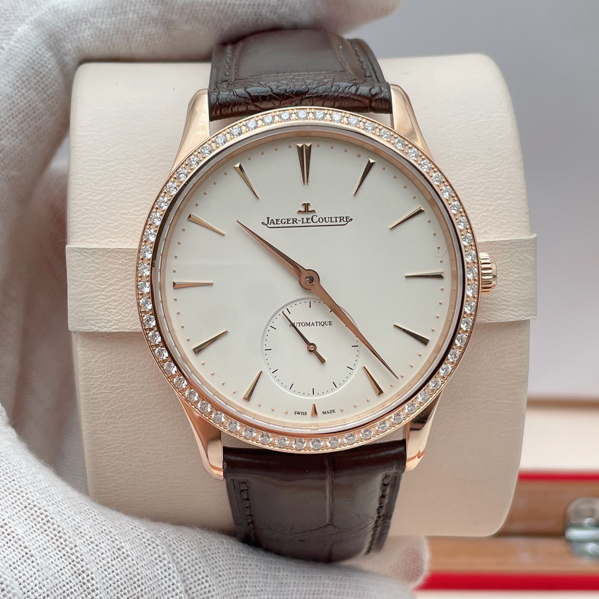 99新 Jaeger-LeCoultre/积家 超薄大师自动机械表径39