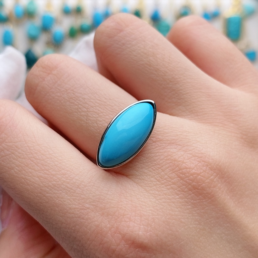 【闪购商品】绿松石珠宝奇石银S925镶嵌