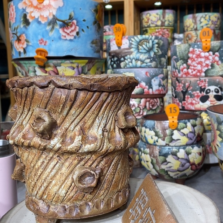 红陶景德镇艺术手绘作品