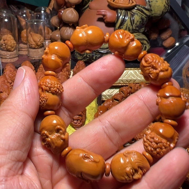 “***”橄榄核手串/手链十大尊者罗汉