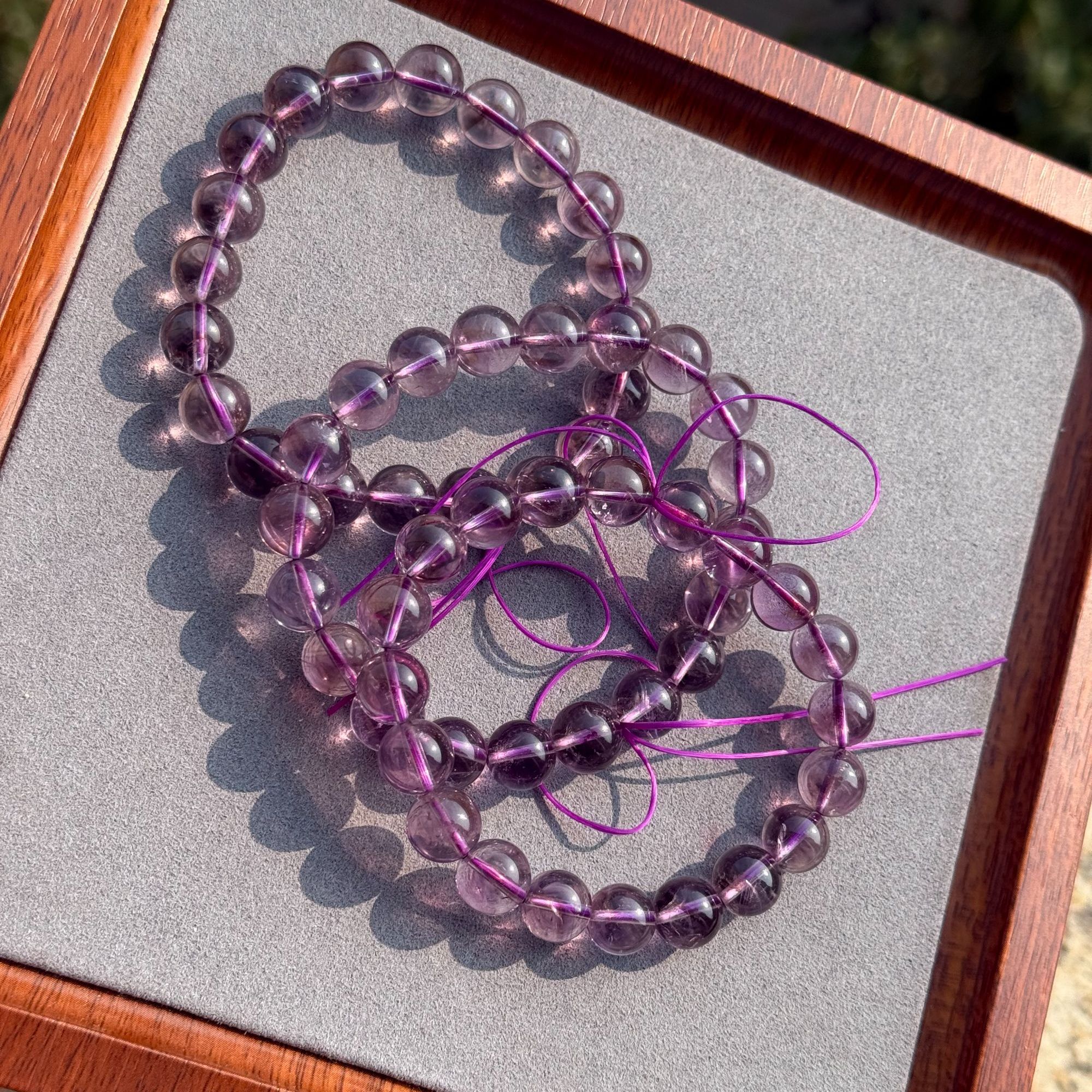 熹言·Studio 天然巴西紫水晶手链多样性发其一X007