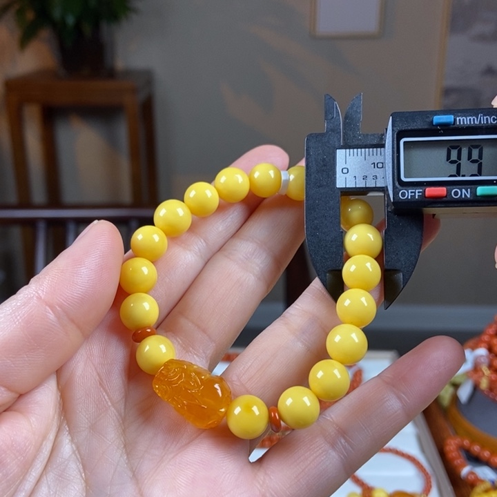 琥珀手链未镶嵌蜜蜡手串9