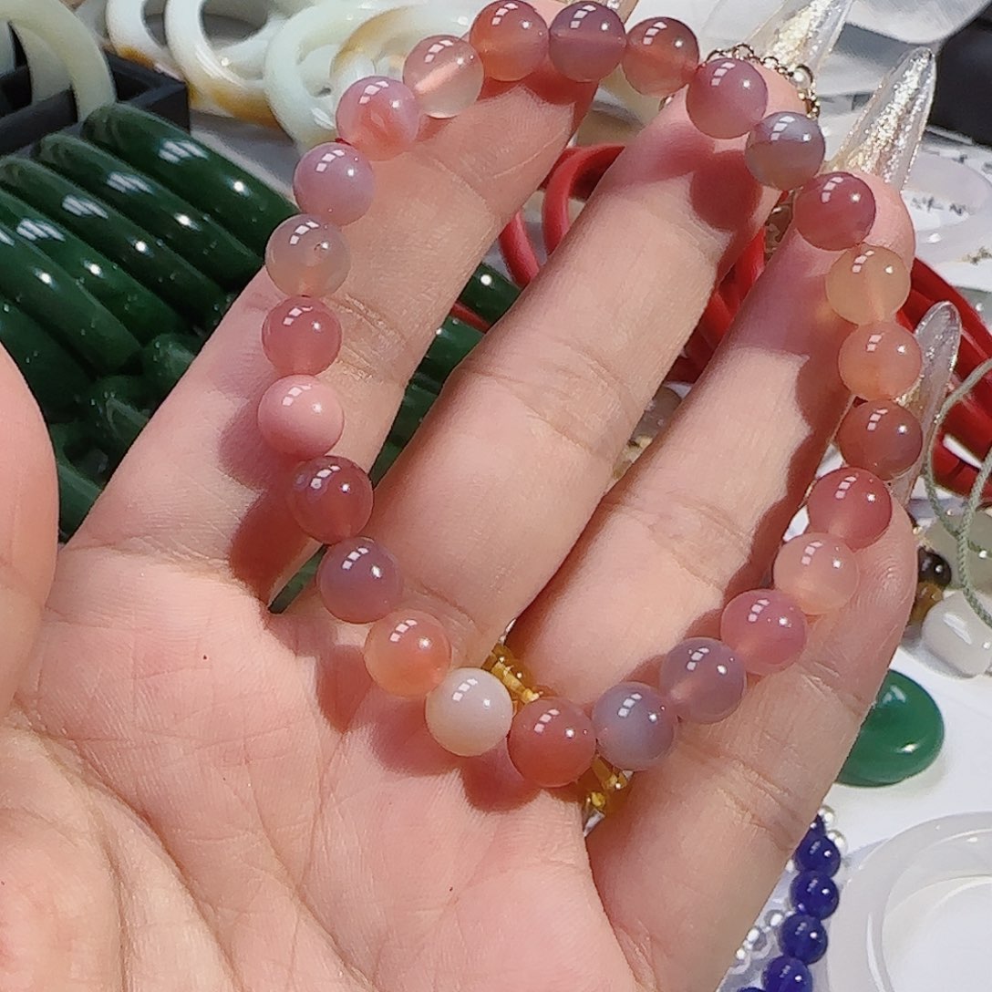 玛瑙/玉髓手链未镶嵌