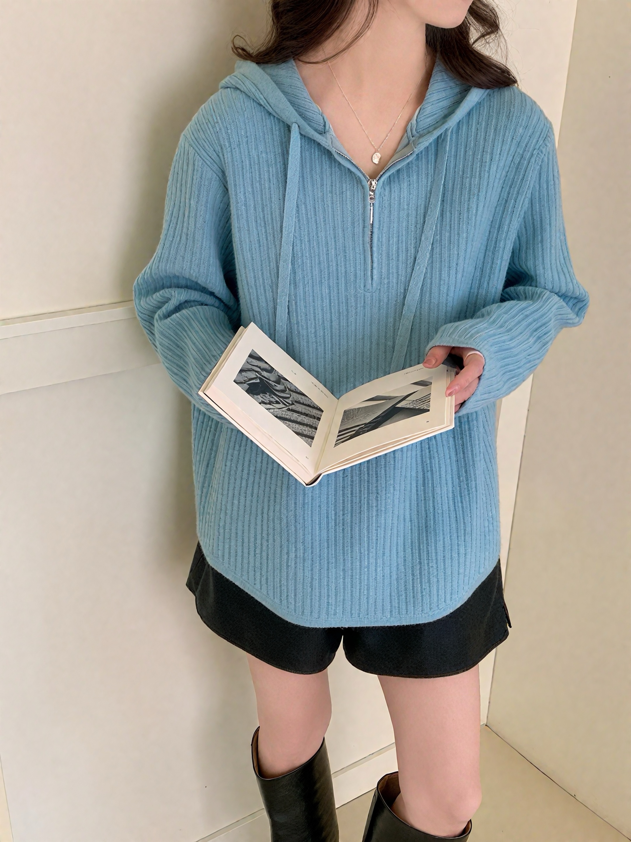 2025秋冬新款日常保暖宽松韩系上衣百搭洋气长袖圣诞新年氛围感