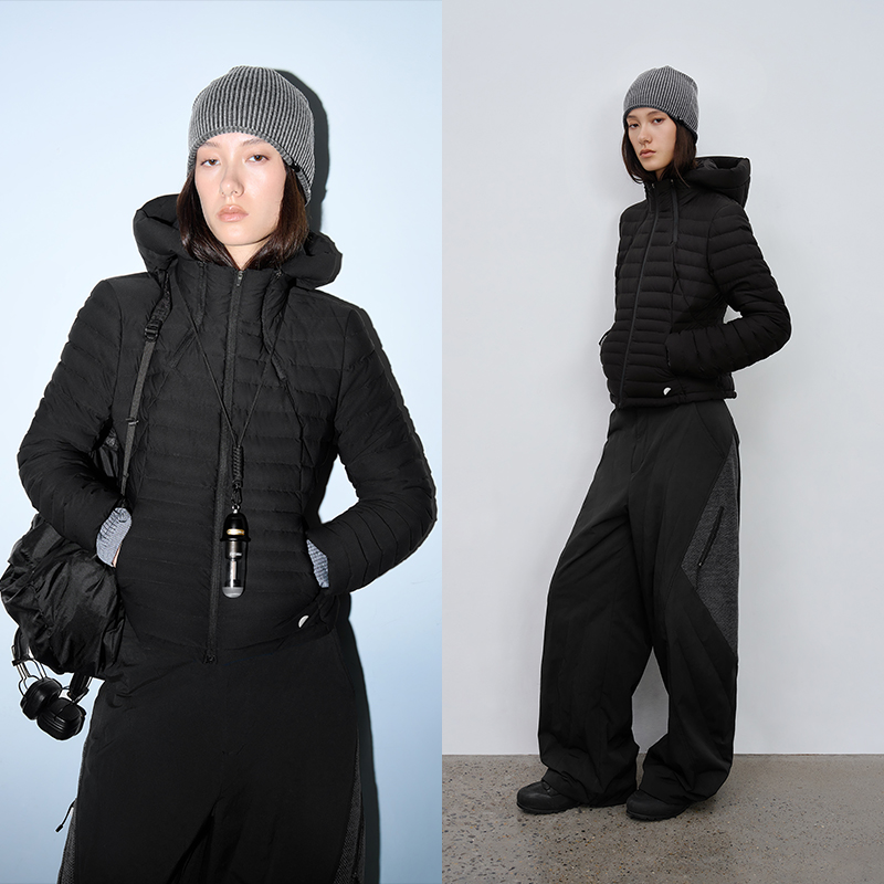 半圆20D柔棉绒”排骨羽绒服“[运动]2025冬季收腰羽绒服D5821984