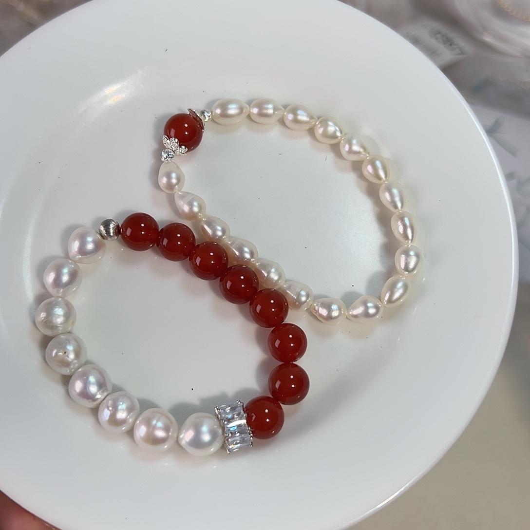 银S925镶嵌设计款珠宝淡水珍珠