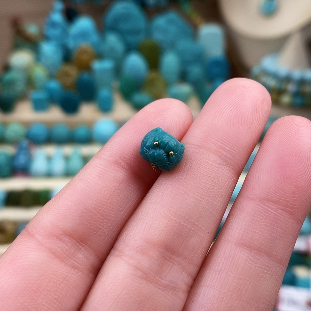 绿松石珠宝奇石未镶嵌