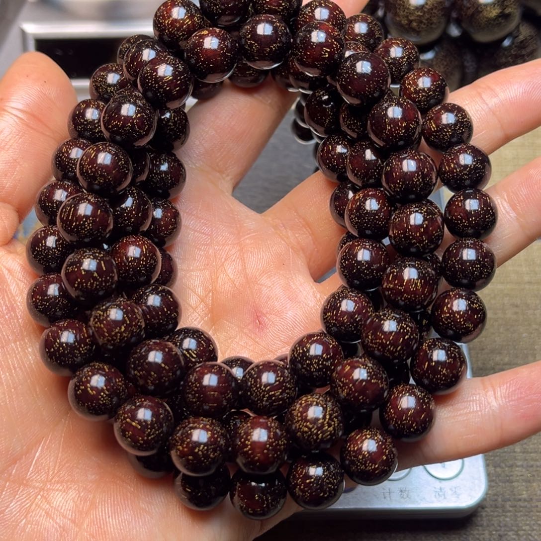 檀香紫檀（小叶紫檀）1.0 108 爆星