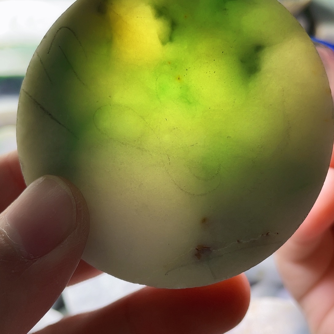 翡翠颈饰未镶嵌毛料11