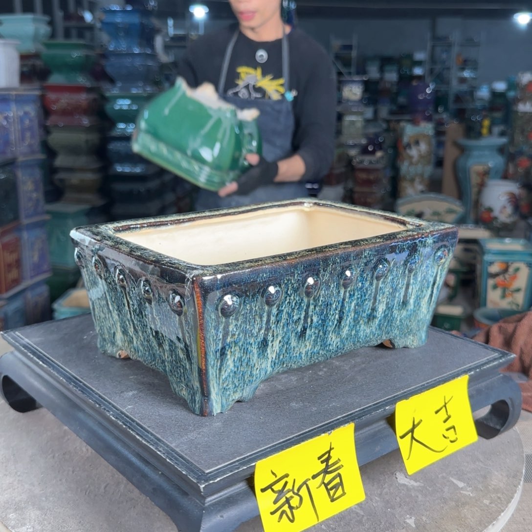 一风堂石湾花盆。微瑕