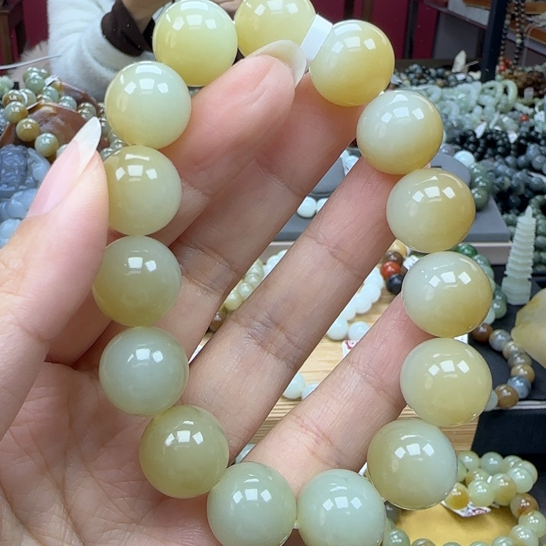 和田玉手链未镶嵌