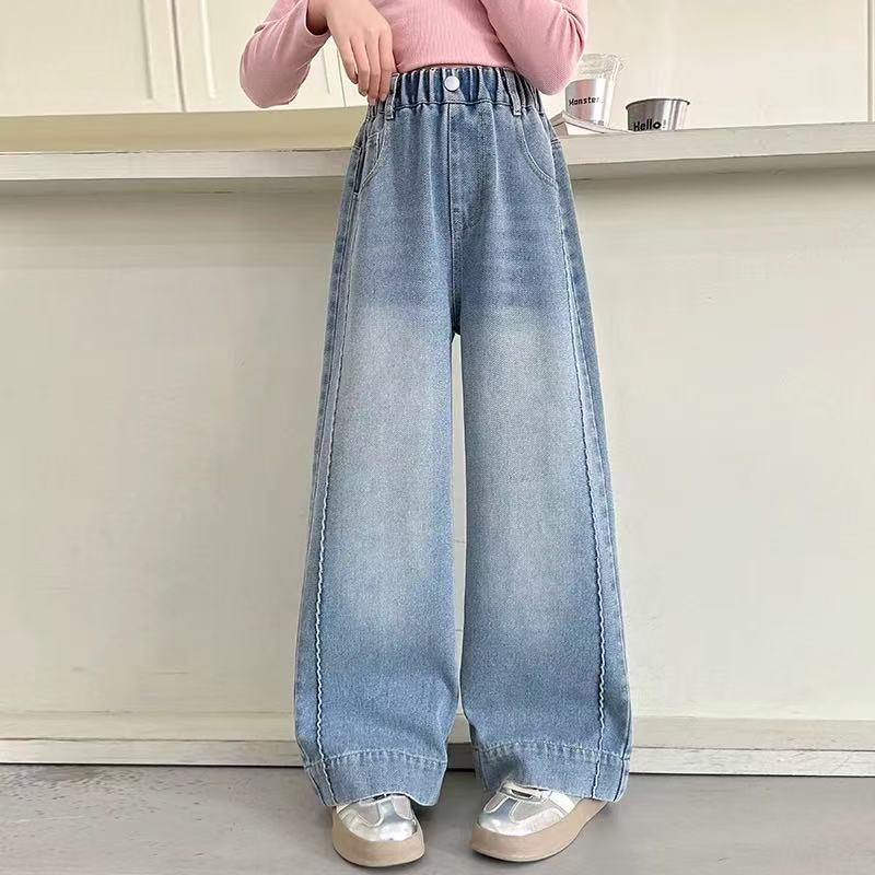 2025春洋气浅色牛仔直筒阔腿牛仔裤 D236 236 R