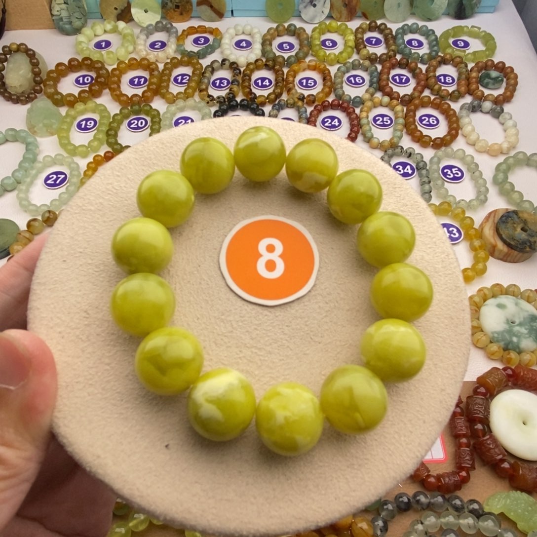 蛇纹石玉未镶嵌手串