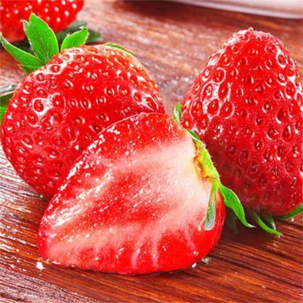 【丹东红颜草莓】正宗丹东红颜草莓g新鲜