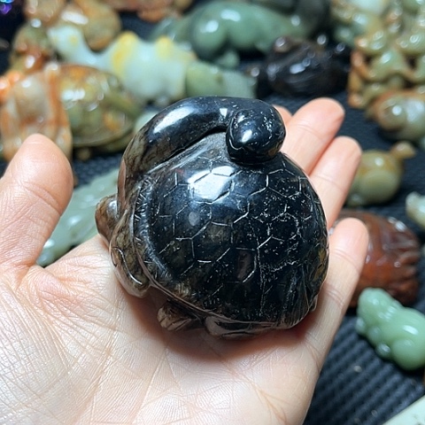 白玉菩提吊坠摆件