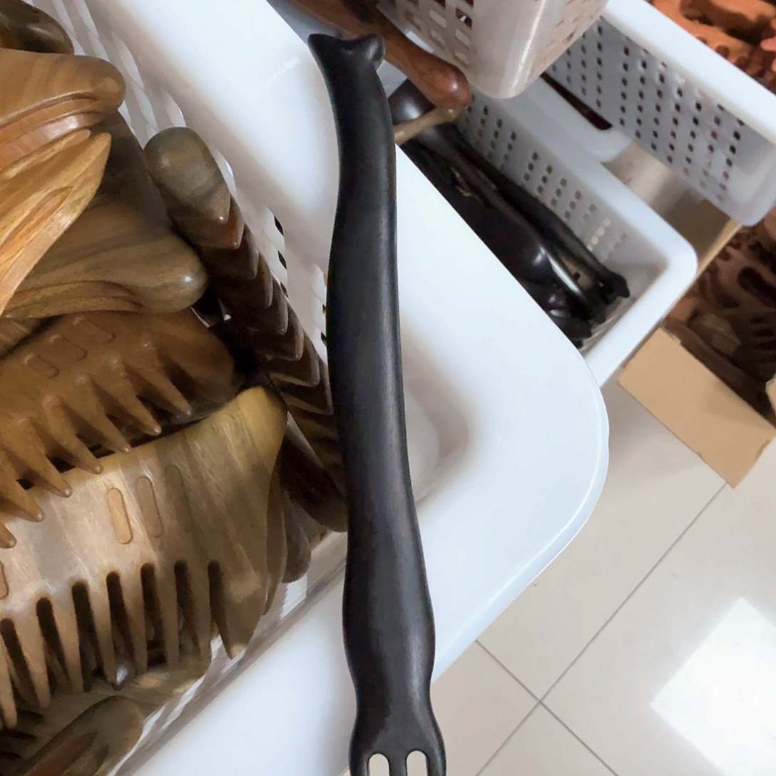 紫光檀金鸡独立放松工具瑕疵18.6