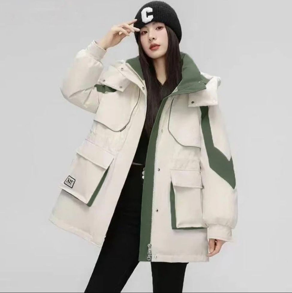 0315大码女装休闲加厚棉衣保暖外套